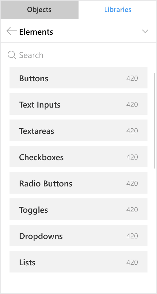 Lunacy basic element categories